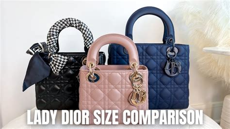 dior sizes us|lady dior mini vs small.